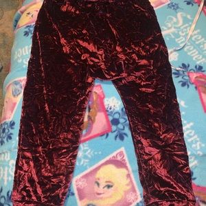 Velvet joggers